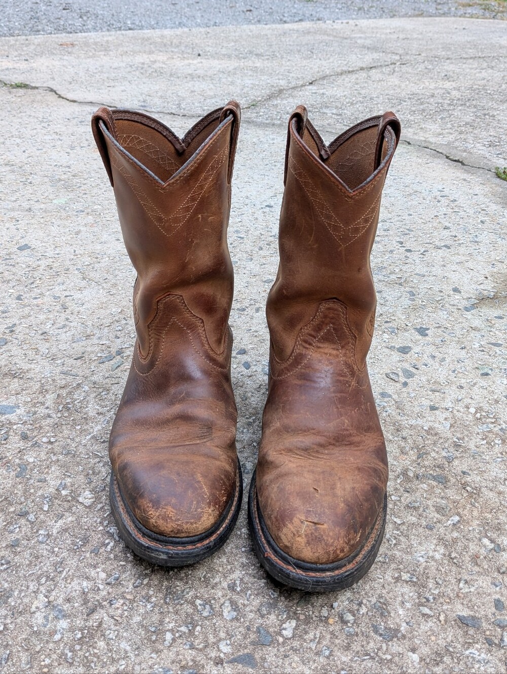 Ariat Sierra Men's Brown Leather Work Cowbow Style Boots